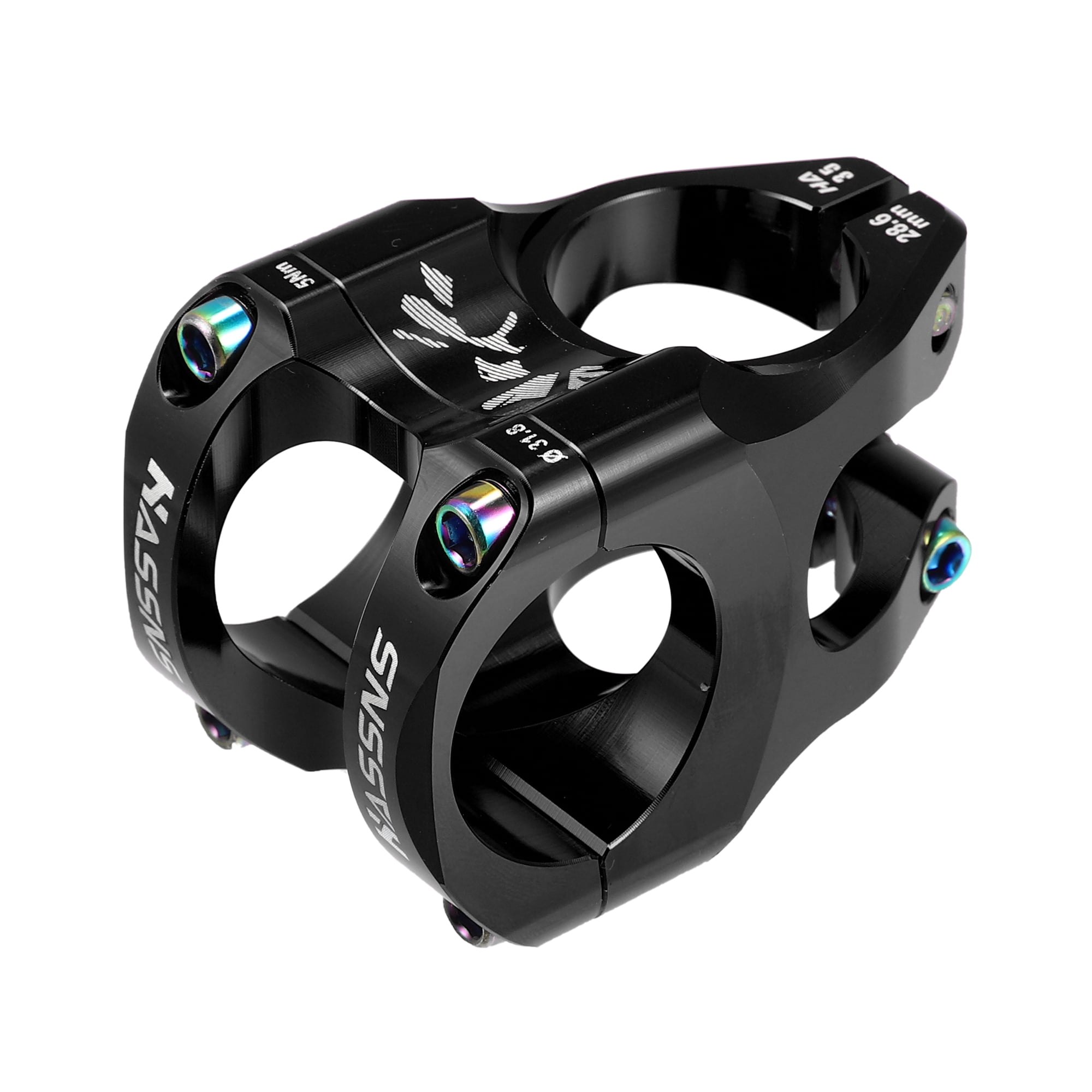 Unique Bargains CNC Aluminum Alloy 35mm Mountain Bike Stem for Bicycle Black