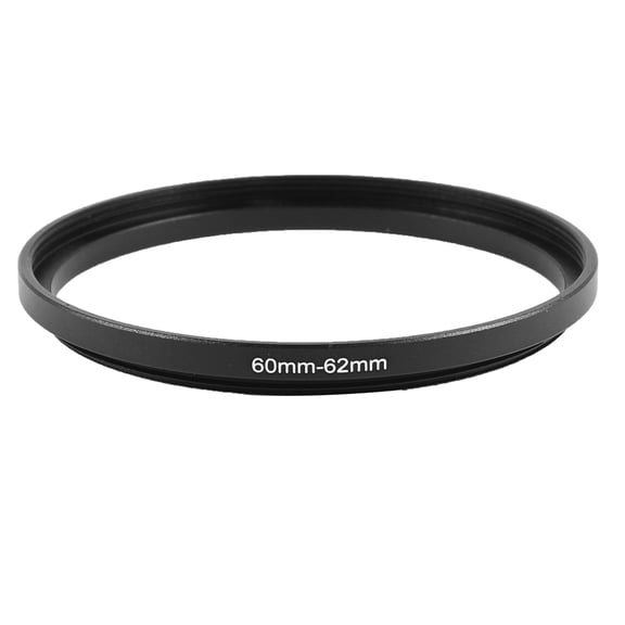 Unique Bargains Camera Parts 60mm-62mm Lens Filter Step Down Ring Adapter Black