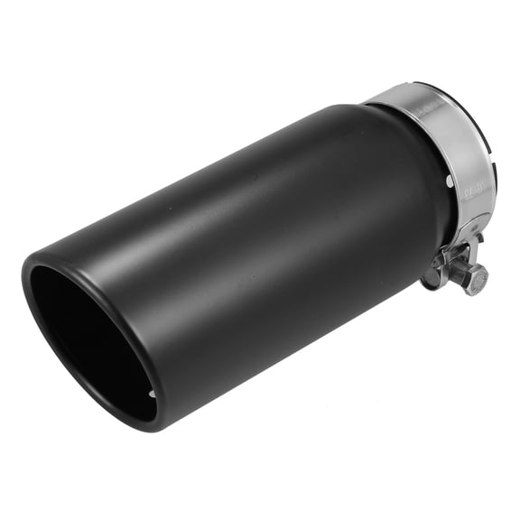 Unique Bargains Car 2.8 Inch Inlet 3.54 Inch Outlet 8.5 Inch Length Exhaust Tip Tail Pipe for Toyota Tacoma 05-23 Black