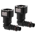 thumbnail image 1 of Unique Bargains Car 3/8 Fuel Line Quick Connector Nylon Hose Pipe Quick Release 90 Degree, 1 of 7