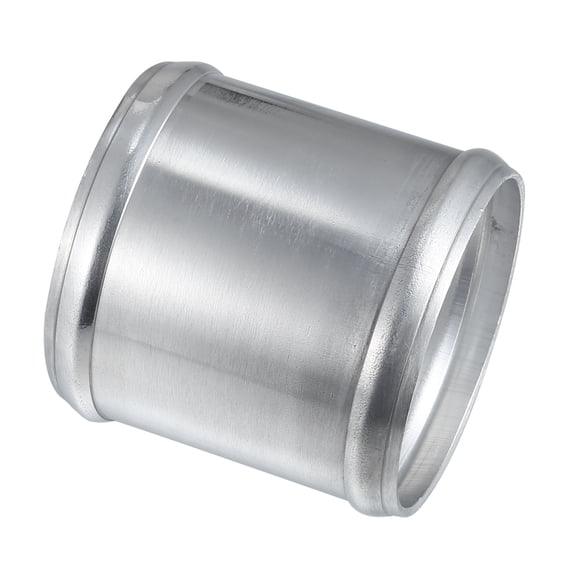 Unique Bargains Car Adapter Joiner Pipe Universal 76mm 2.99" OD 76mm 2.99" Length Connector Tubing Adapter Silver Tone