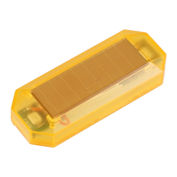Unique Bargains Car Alarm Light Solar Power Waterproof LED Car Anti Theft Device with USB Port Light Red Shell Orange