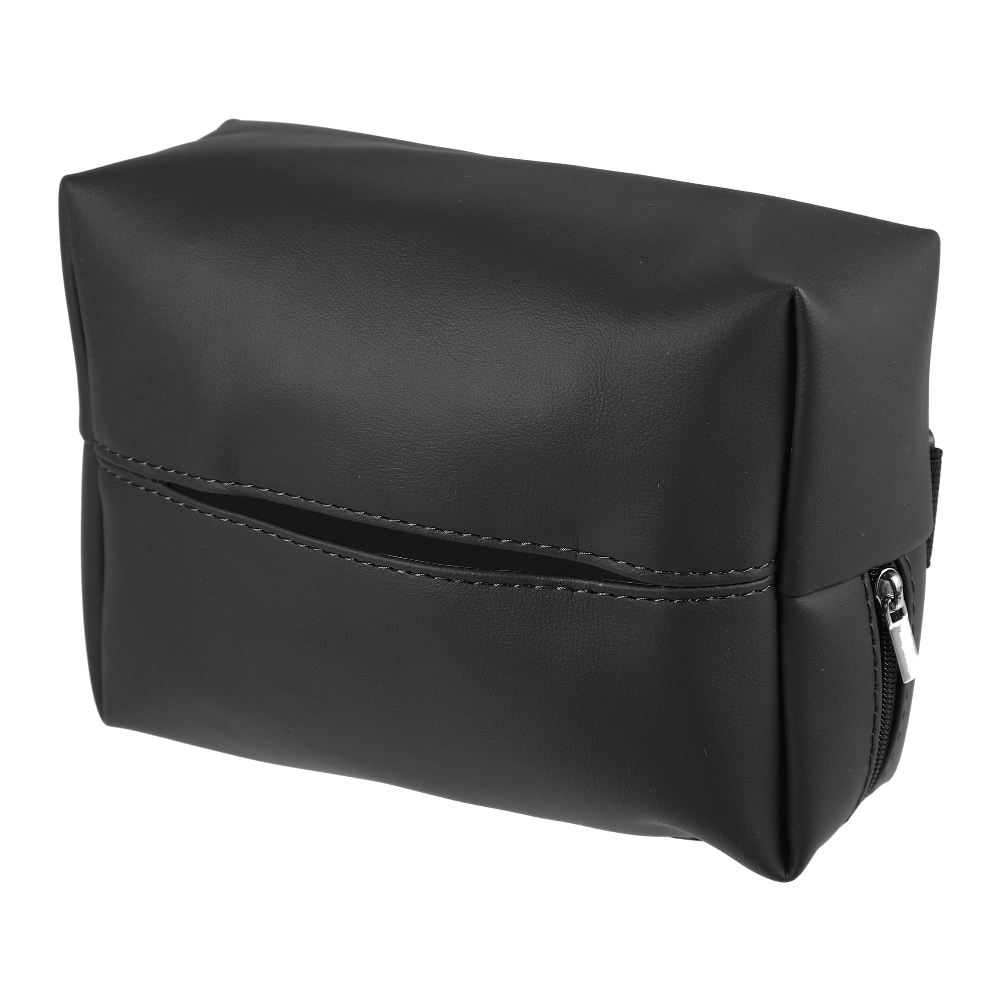 Unique Bargains Car Armrest Back Seat Universal Tissue Holder Car Accessories Black
