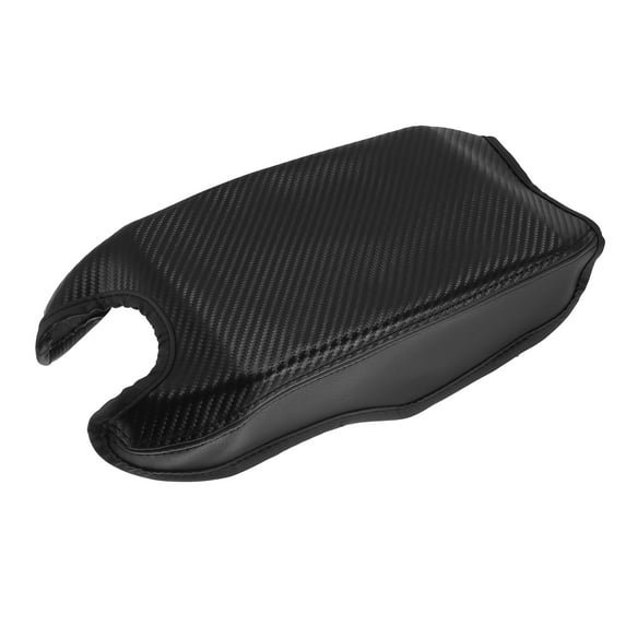 Unique Bargains Car Armrest Protective Cover Pad for Honda HR-V 16-21 Carbon Fiber Pattern