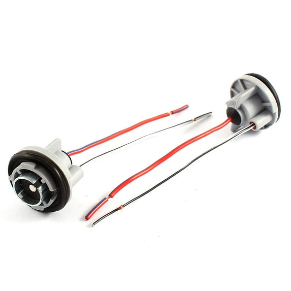 Car Auto 1156 1141 Brake Light Bulb Socket Connector Wire 2 Pcs