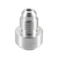 thumbnail image 1 of Unique Bargains Car Auto 3AN Male Weld on Fitting Bung Hose Adapter Fuel Oil Aluminum Alloy Silver Tone, 1 of 6