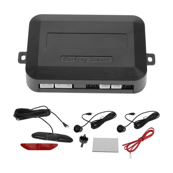 Unique Bargains Car Auto Vehicle Reverse Backup Radar System 2 Parking Sensors