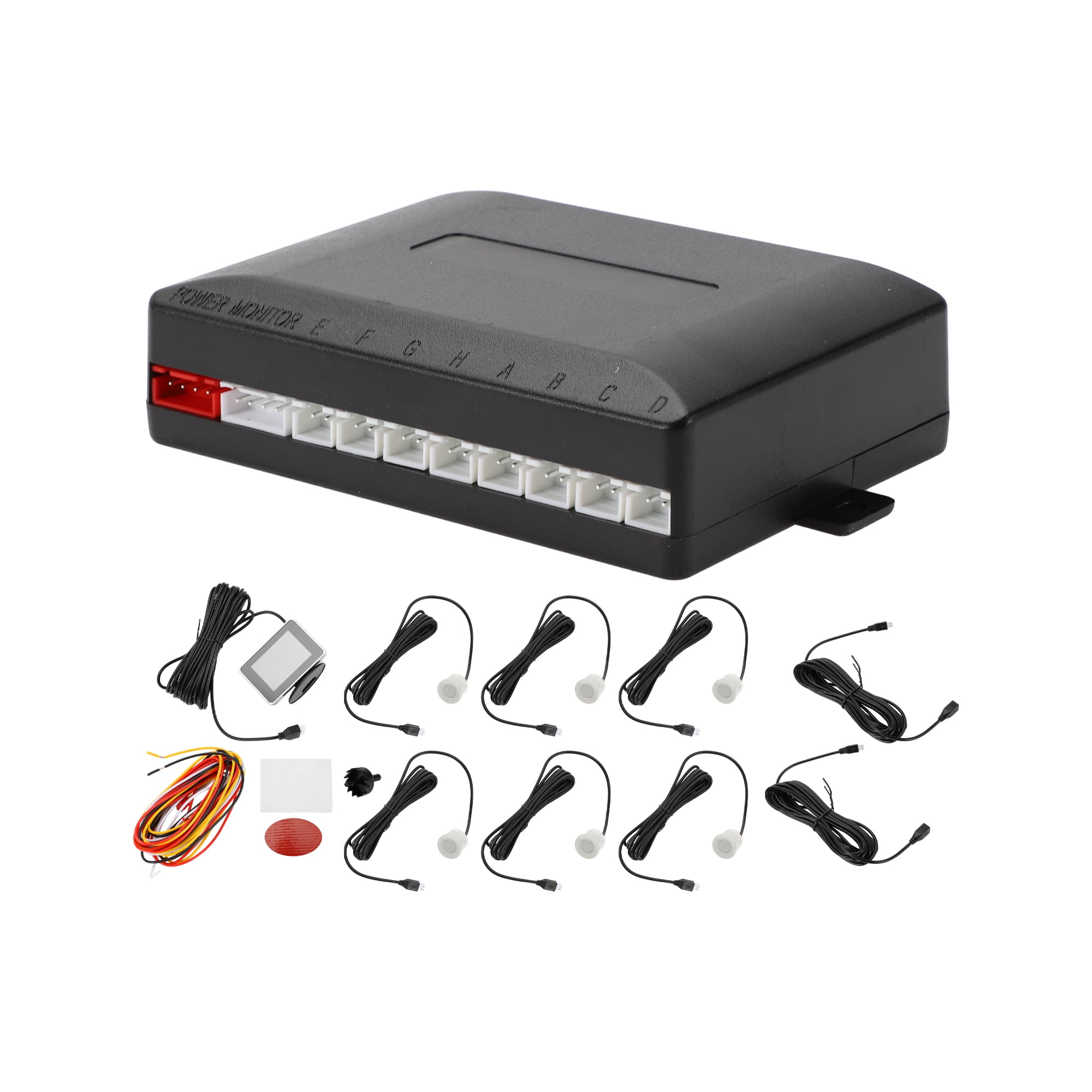 Unique Bargains Car Auto Vehicle Reverse Backup Radar System LCD ...