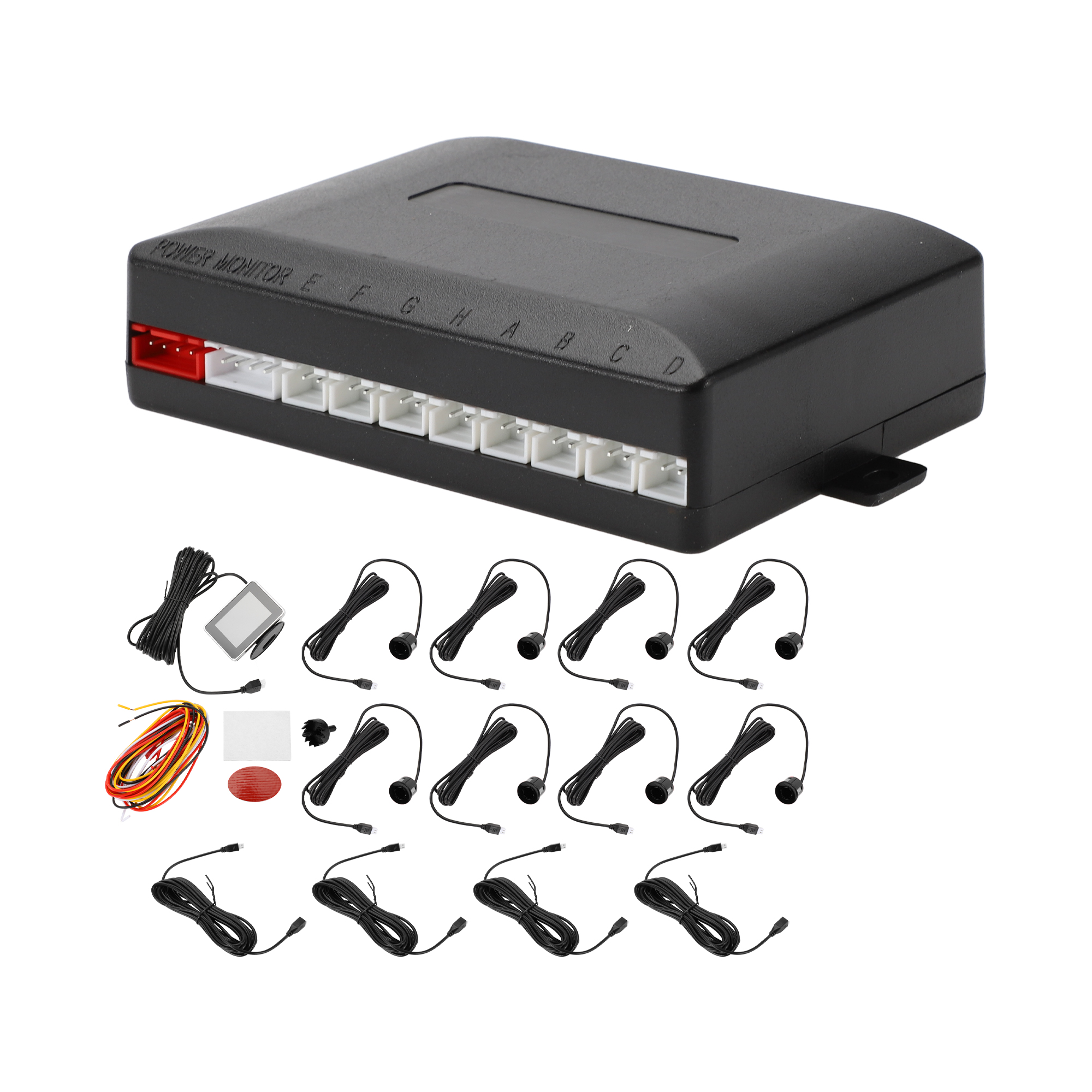 Unique Car Sensor Unique Bargains Car Auto Vehicle Reverse Backup Radar System LCD ...