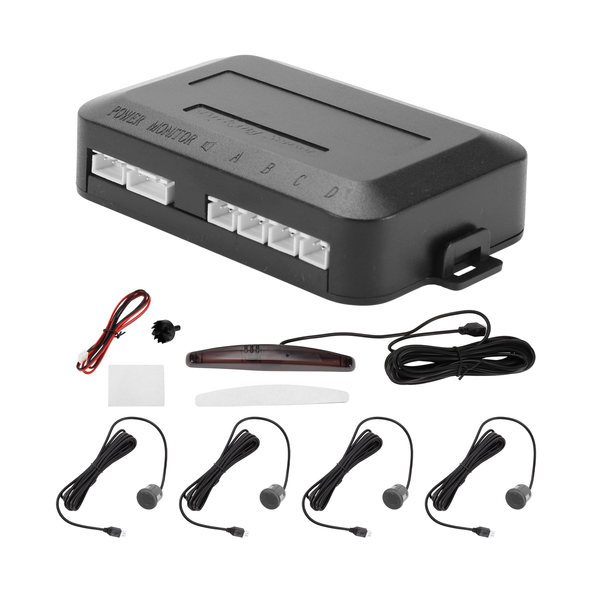 Unique Bargains Car Auto Vehicle Reverse Backup Radar System LED ...