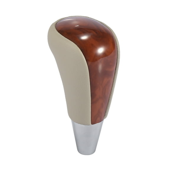 Unique Bargains Car Automatic Gear Shift Knob for Toyota RAV4 Camry Corolla Beige Brown