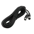 thumbnail image 1 of Unique Bargains Car Bus Monitor Camera Male to Female 4 Pin Video Power Extension Cable 5M 16ft, 1 of 4