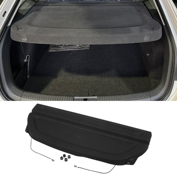 Unique Bargains Car Cargo Cover Board for Honda Fit 2012-2013 Parcel Shelf Boot Load Cover Tonneau Shield Parcel Shelf Shade Tonneau Privacy Board Black