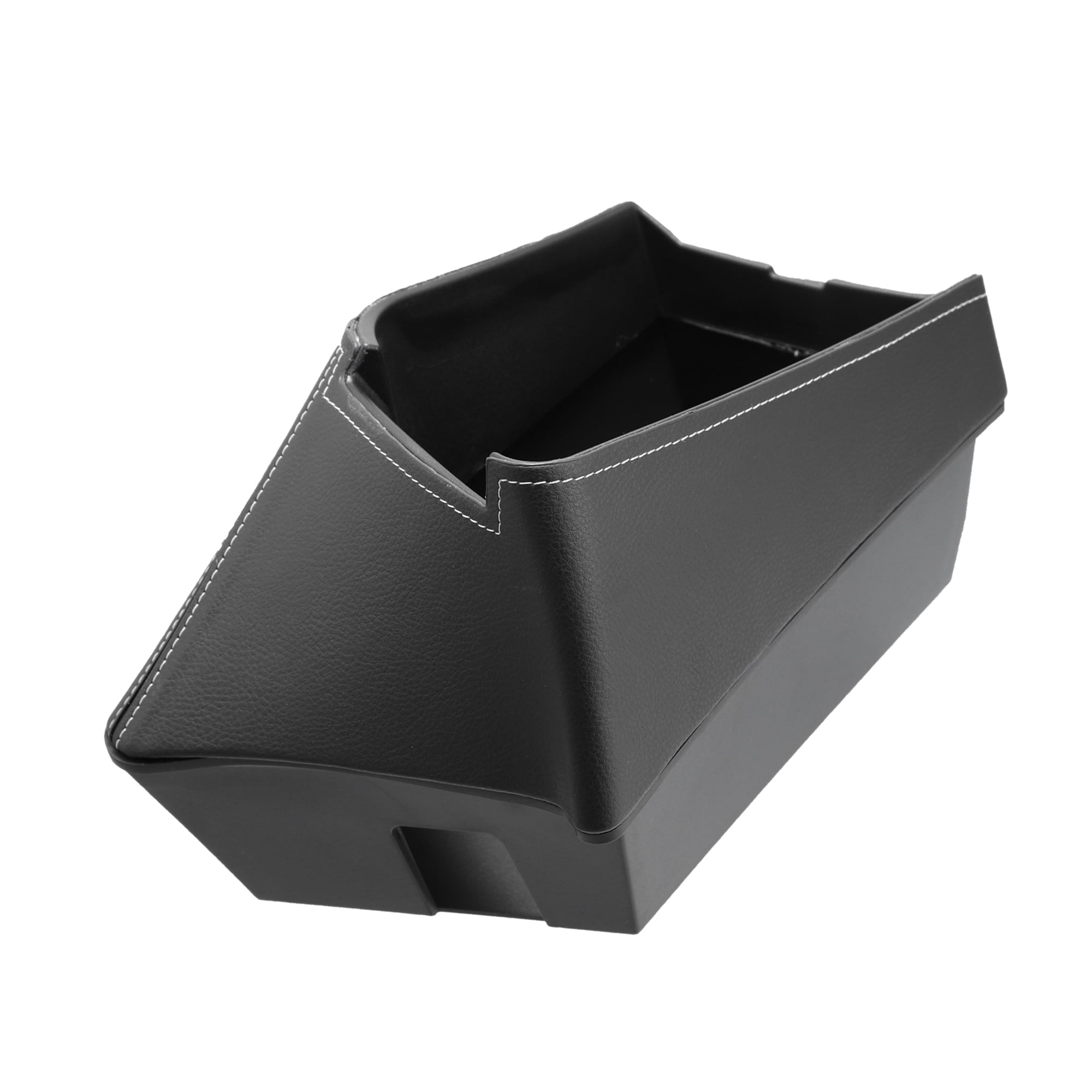 Unique Bargains Car Center Armrest ABS Storage Box Organizer Container Tray Black for BMW X1 F48 for BMW X2 F47 Red Side