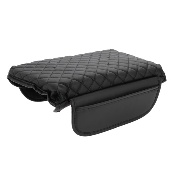 Unique Bargains Car Center Console Cover with Slip Pocket for Tesla Model3/ModelY Black 1 Pc