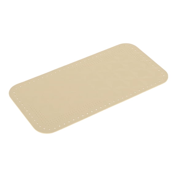 Unique Bargains Car Center Console Cushion Pad 12.59"X6.29" Center Console Cover Armrest Seat Box Cover Faux Leather Beige