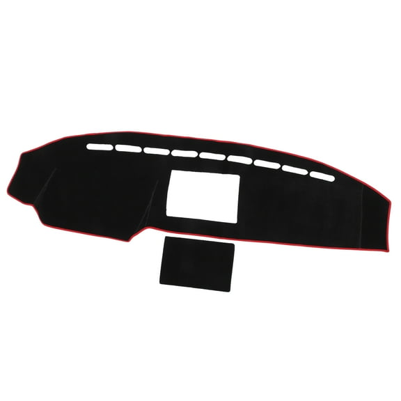 Unique Bargains Car Center Console Dashboard Cover Mat Compatible for Ford F150 2008-2014 Protective Polyester Black