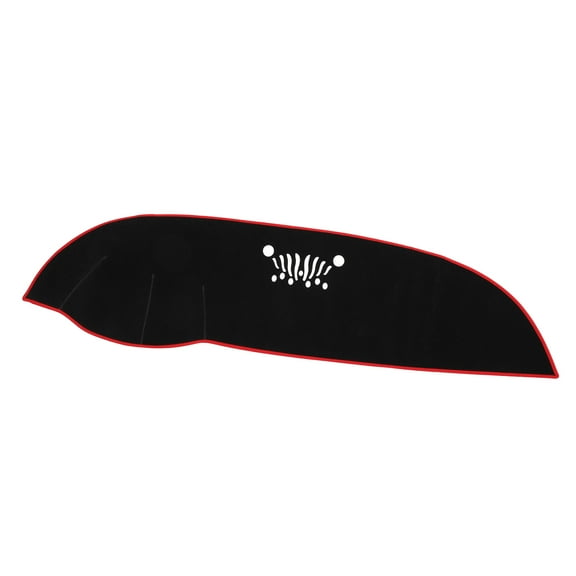 Unique Bargains Car Dashboard Cover Mat Compatible for Kia Sorento 2017-2020, Protective Polyester Center Console Interior Trim Dash Board Mat Red Line