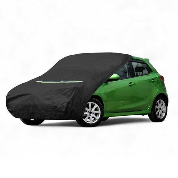 Unique Bargains Car Cover Hood Windshield Cover for Regular Car Size L 210D Sino-Chemical Cotton 131.89" L A Reflective Strip Outdoor Waterproof Protection Cover