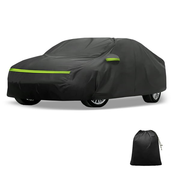 Unique Bargains Car Cover for Mercedes-Benz E-Klasse W213 Estate 2016-2023 210D-PU Outdoor Full Car Cover All Weather Sun Snow Protection with Driver Door Zipper