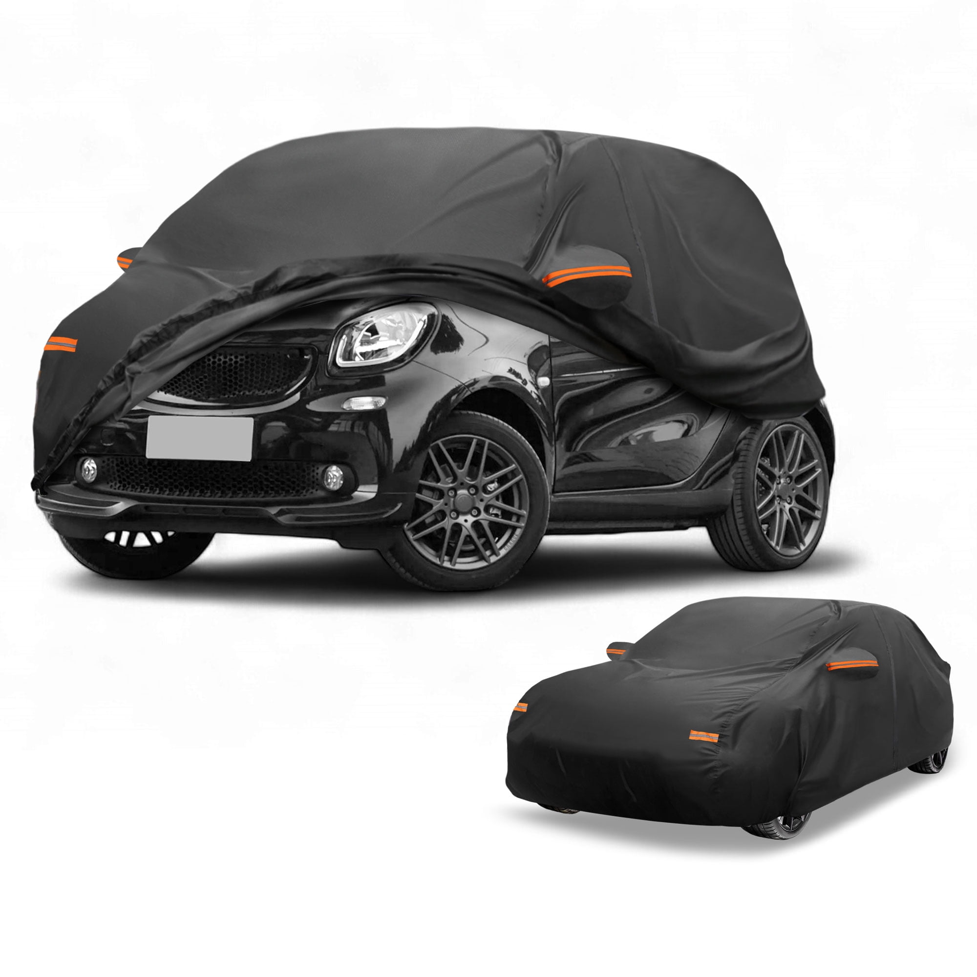 Unique Bargains Durable Waterproof Car Cover Black ["for Kia Forte"]