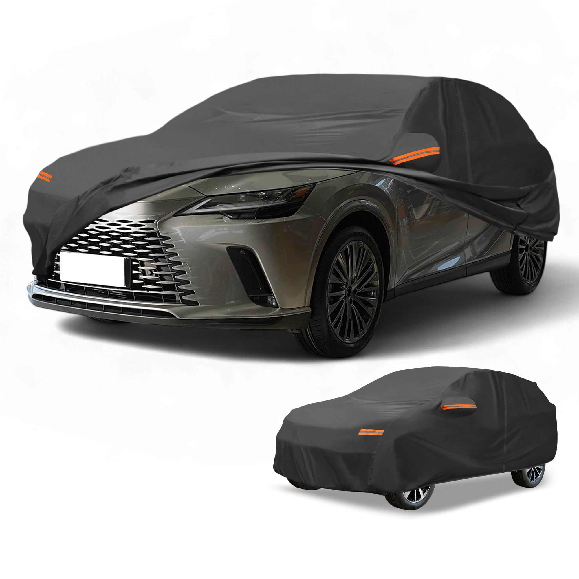 Unique Bargains Durable Waterproof Car Cover Black ["for Lexus RX"]