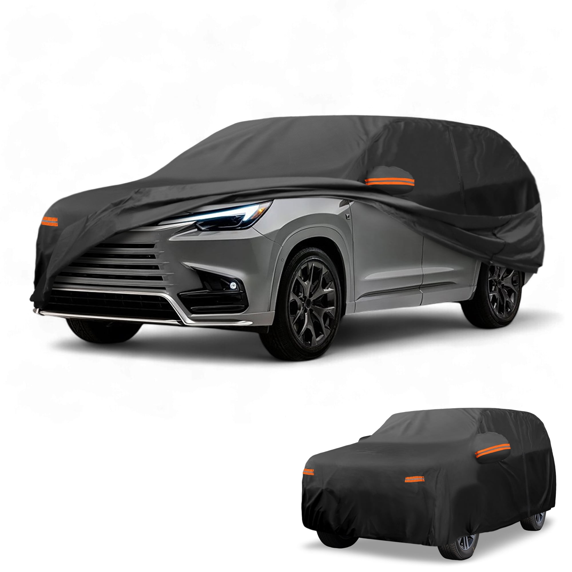 Unique Bargains Durable Waterproof Car Cover Black ["for Lexus TX"]