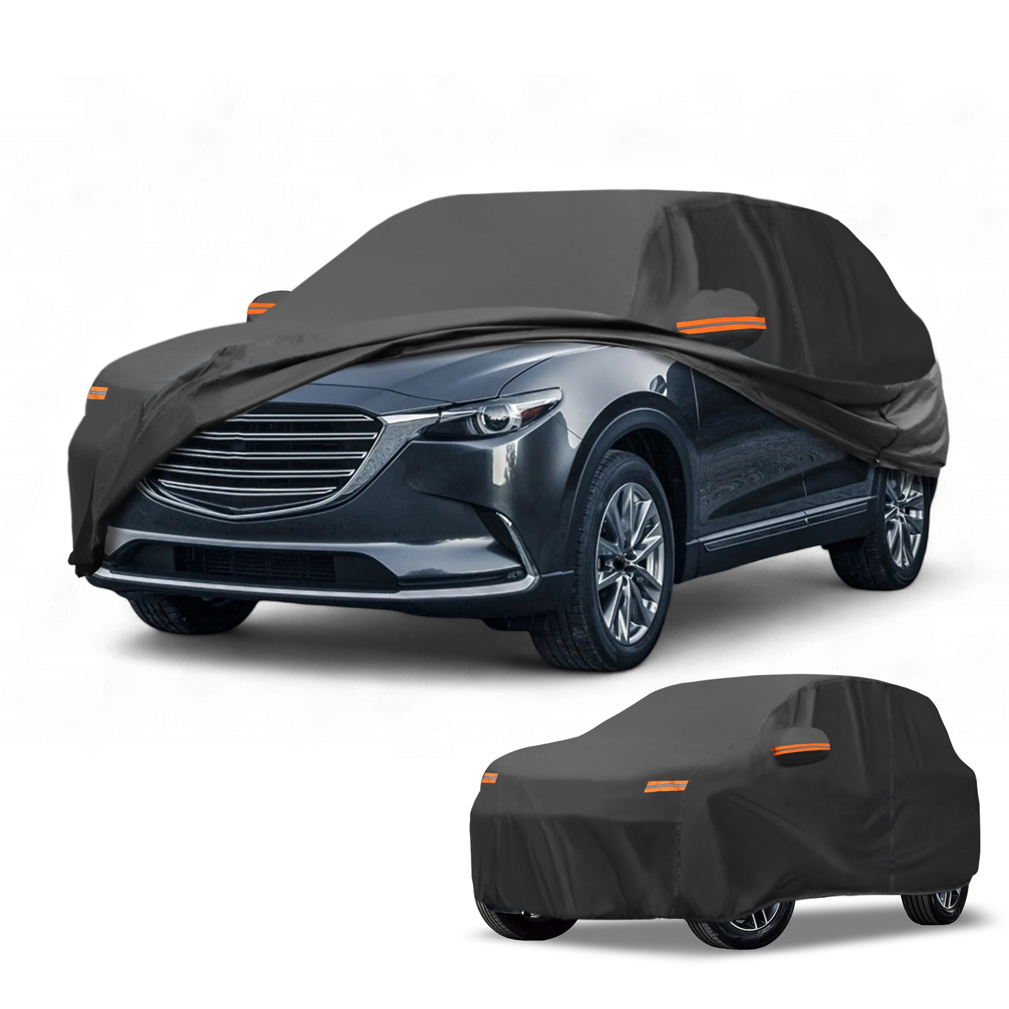 Unique Bargains Durable Waterproof Car Cover Black ["for Mazda CX-9"]