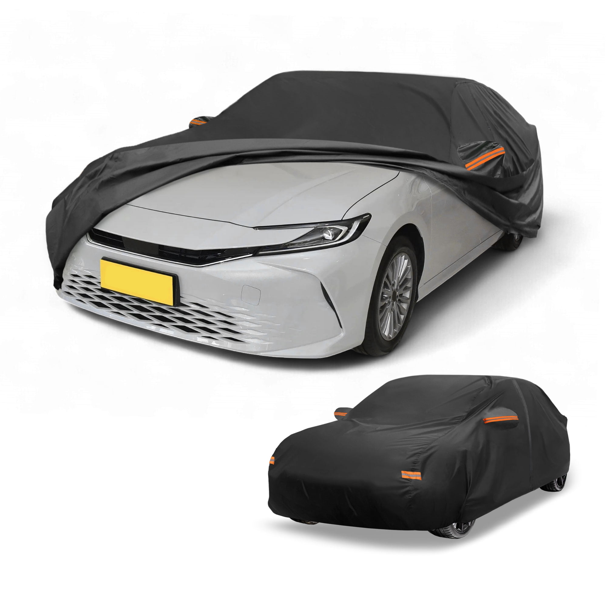 Unique Bargains Durable Waterproof Car Cover Black ["for Toyota Camry"]