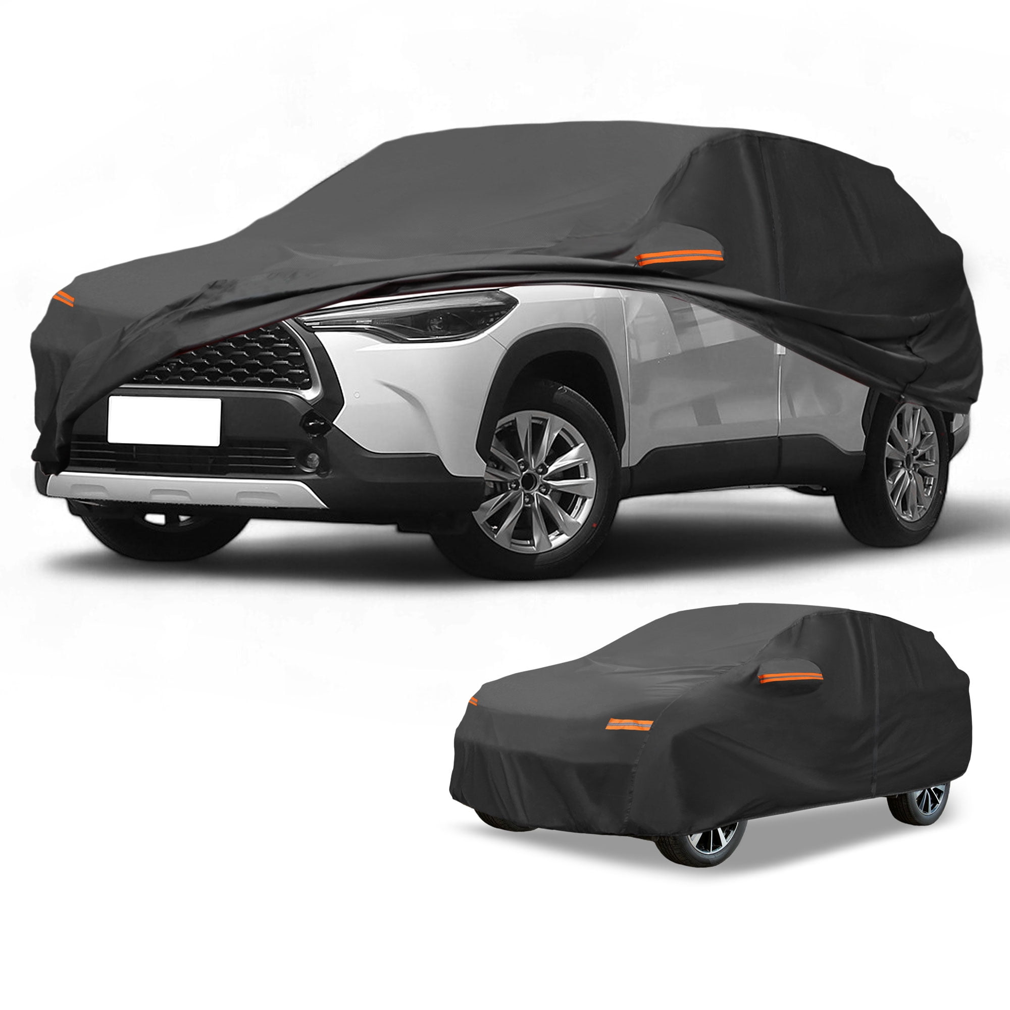 Unique Bargains Durable Waterproof Car Cover Black ["for Toyota Corolla Cross"]
