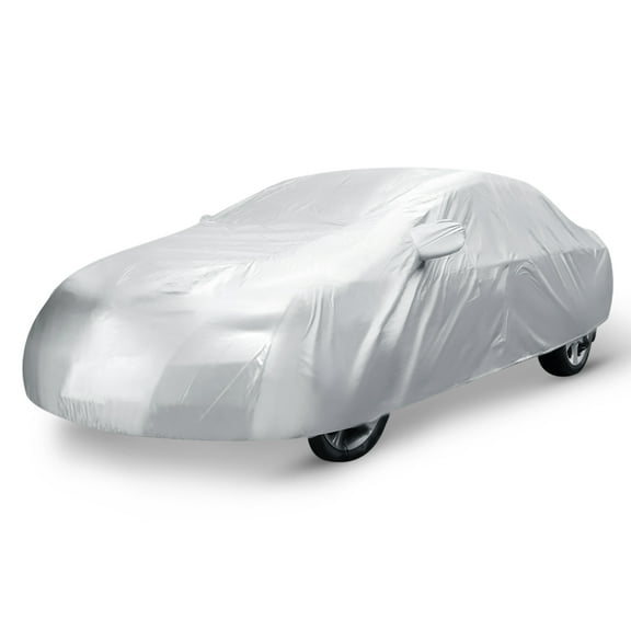 Unique Bargains Car Cover Waterproof for Chevrolet Cruze 4.45x 1.8x1.45M Silver Tone
