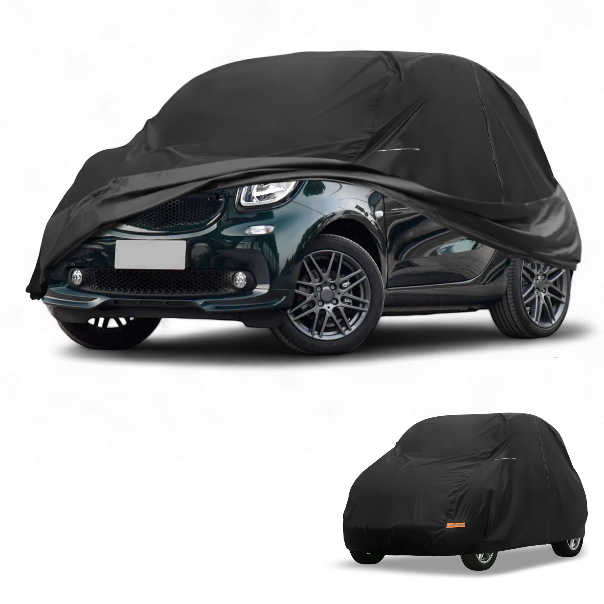 Unique Bargains Car Cover with Reflective Strips 110.24"x65.75"x57.09"