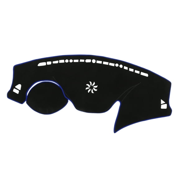 Unique Bargains 1PC Car Dashboard Cover Compatible for Hyundai Veloster 2012-2017 Protective Polyester Black Blue