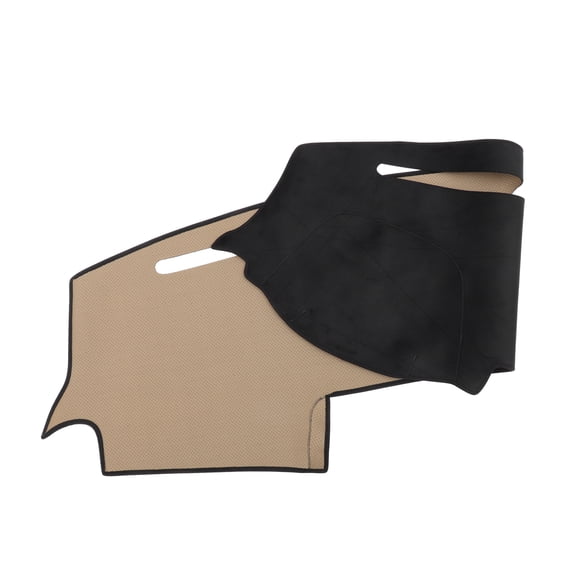 Unique Bargains Car Dashboard Cover Mat Center Interior Trim Dash Board Mat for Dodge for Ram 1500 19-23 Flannels Black