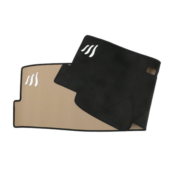 Unique Bargains Car Dashboard Cover Mat Center Interior Trim Dash Board Mat for Toyota Camry 2018-2023 Flannels Black