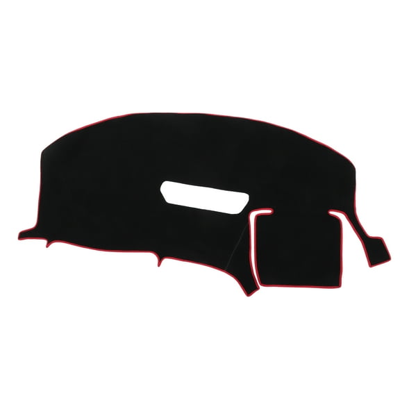 Unique Bargains Car Dashboard Cover Mat Compatible for Chevrolet Camaro 1997-2002 Protective Polyester Black Red