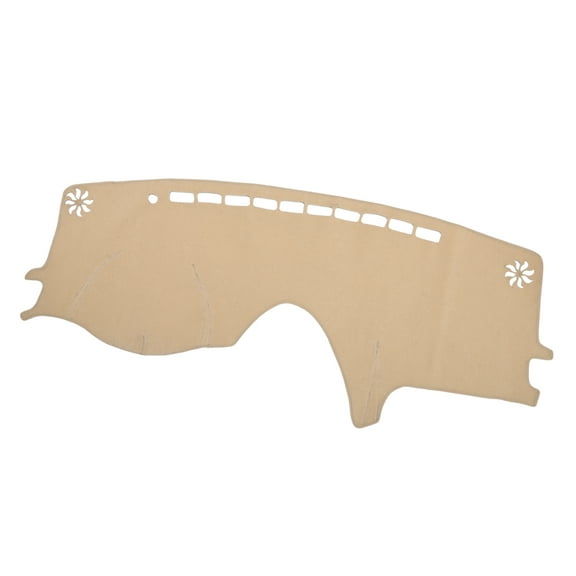 Unique Bargains Car Dashboard Cover Mat Compatible for Toyota Sienna 2004-2010 Protective Polyester Beige