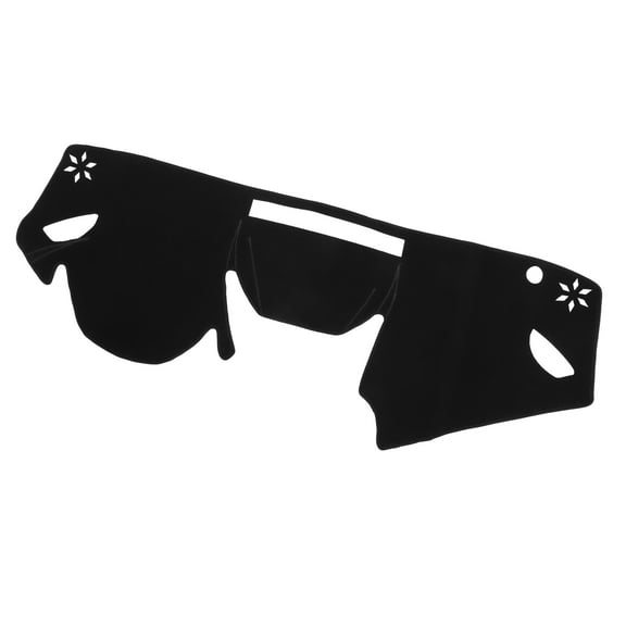 Unique Bargains Car Dashboard Cover Mat for Subaru Impreza 2017-2020 Black Center Console Interior Trim Dash Board Mat