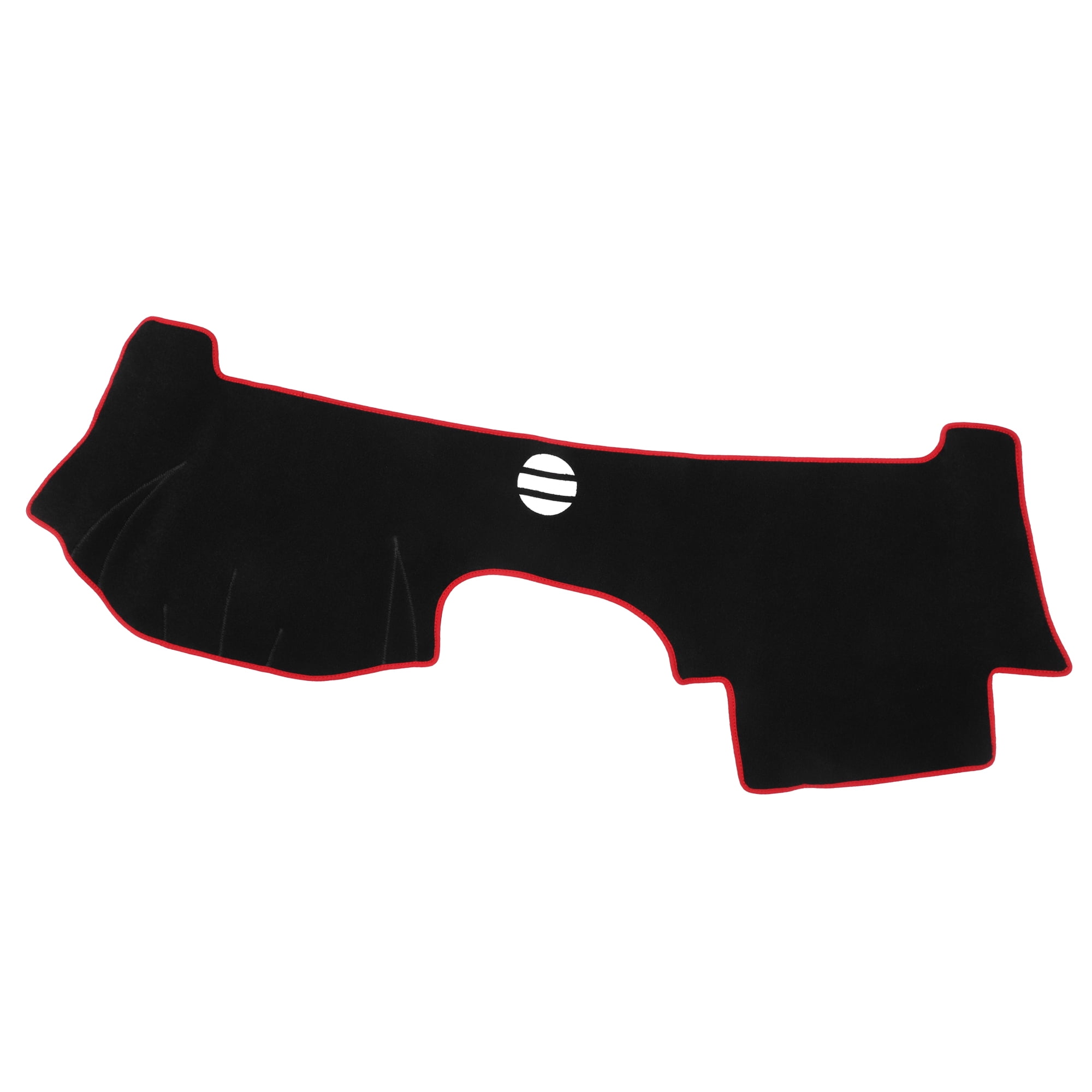 Unique Bargains 1PC Car Dashboard Cover Non-slip Polyester Dash Board Protector Mat for Cadillac CTS 2004-2009 Black Red