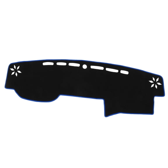 Unique Bargains Car Dashboard Cover Non-slip Polyester Dash Board Protector Mat for Toyota 4runner 2015-2019, Black Blue
