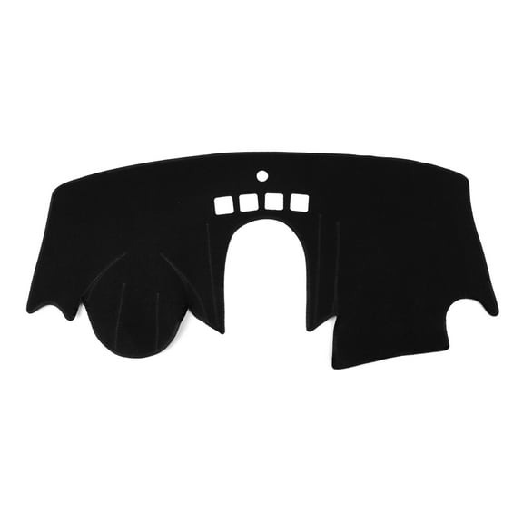 Unique Bargains Car Dashboard Cover Nonslip Black Mat Sun Pad Carpet for Ford Fiesta 2015-2016