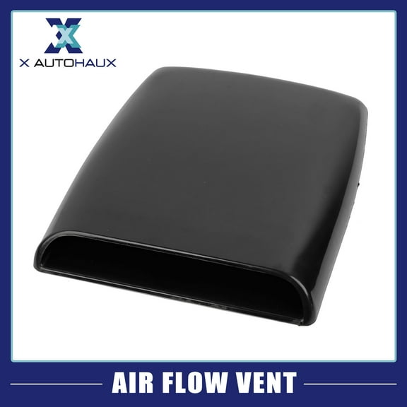 Unique Bargains Car Decorative Air Scoop Air Flow Intake Hood Vent Bonnet Universal Black
