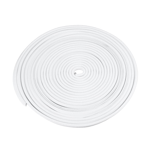 Unique Bargains Car Door Edge Guard 32.8ft U Shape Rubber Edge Trim Seal Strip Protector Universal Iron White