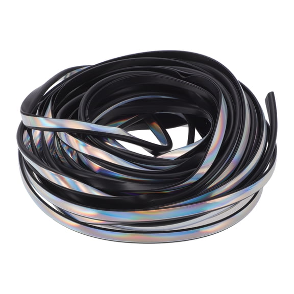 Unique Bargains Car Door Edge Guards 32.81ft U-Shaped Door Scratch Protection Guard Chrome Laser Silver Tone 1 Pc