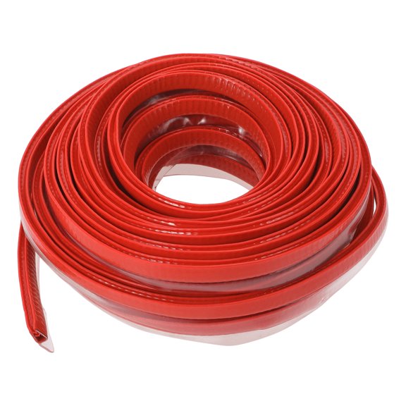 Unique Bargains Car Door Edge Protective Sealing Strip U-Type 32.81ft 10m Anti-scratch Collision Rubber Red