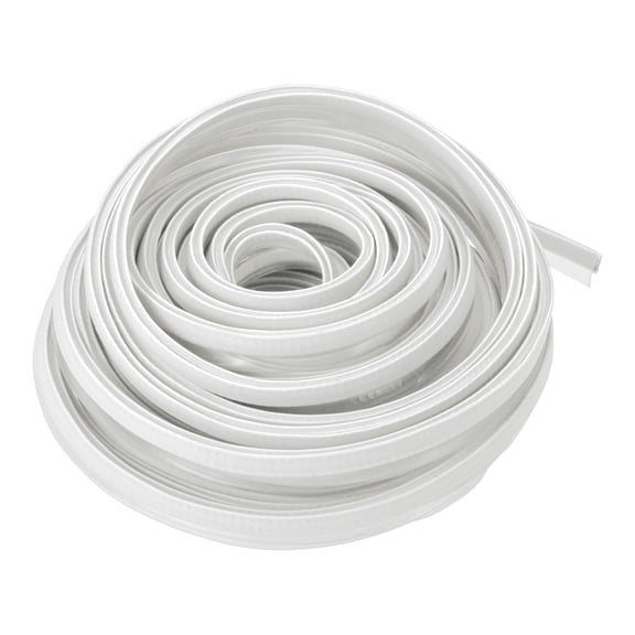 Unique Bargains Car Door Edge Protective Sealing Strip U-Type 49.21ft 15m Anti-scratch Collision Rubber White