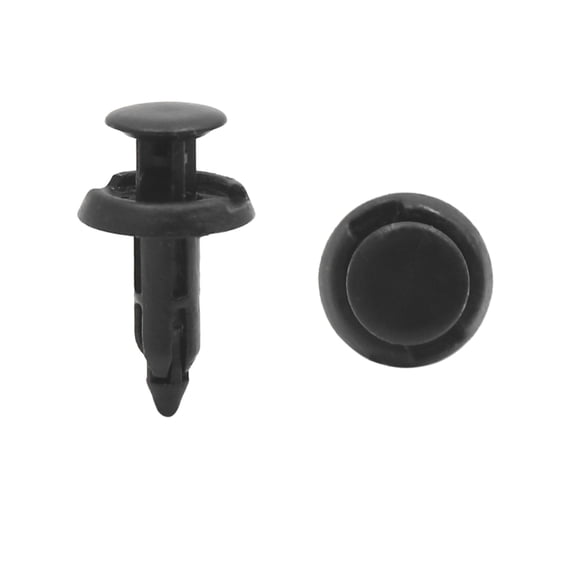 Unique Bargains Car Door Fender 6mm Hole Dia Push Plastic Rivets Retainer Clips Black 50 Pcs