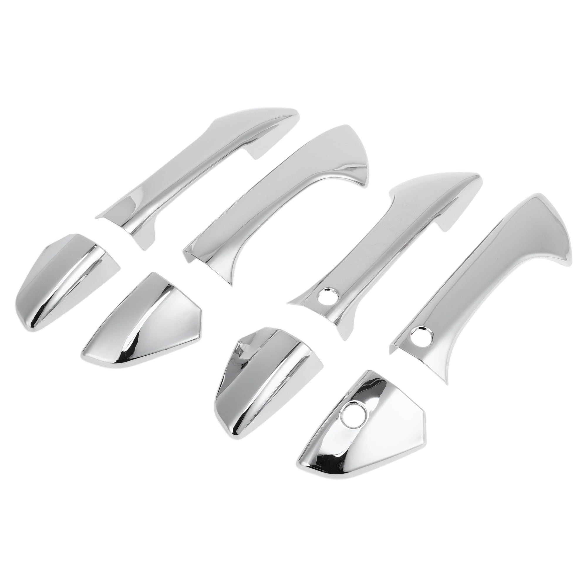 Unique Bargains Car Door Handle Cover Set for Honda Accord 2008-2012 Silver ABS