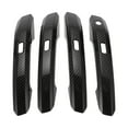 thumbnail image 1 of Unique Bargains Car Door Handle Cover Trim,Side Door Handle Cover,for Audi A4L 2017-2021,ABS Carbon Fiber Black 1 Set, 1 of 6