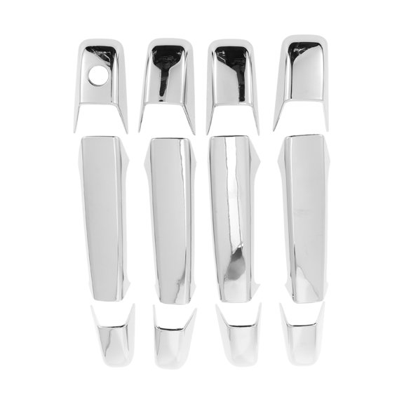Unique Bargains Car Door Handle Cover Trim,Side Door Handle Cover,for Chevrolet Suburban 1500 2007-2014,ABS,Silver Tone,1 Set